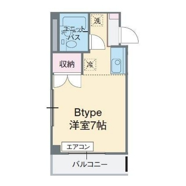 コーポラス２１の間取り