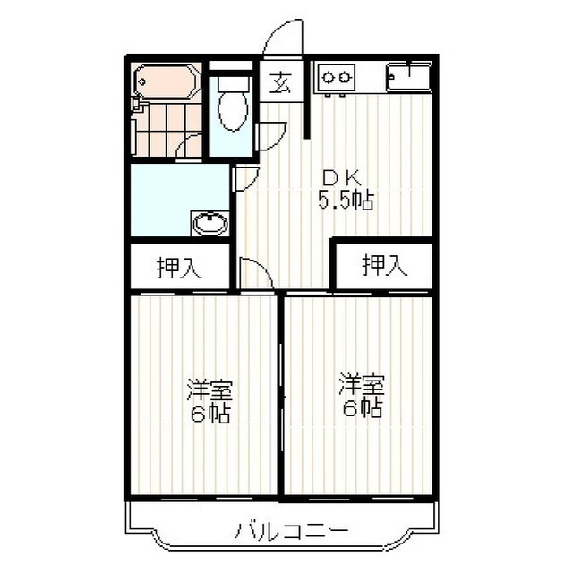 メゾン若松第１の間取り