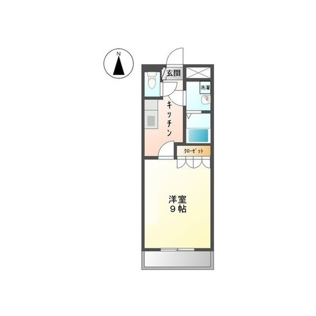 サンモール中島Ａの間取り