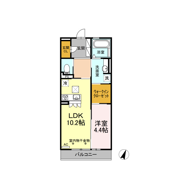ＫＭＴ沙稀の間取り