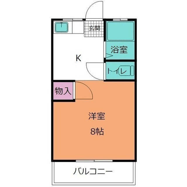 プチベール竹田の間取り