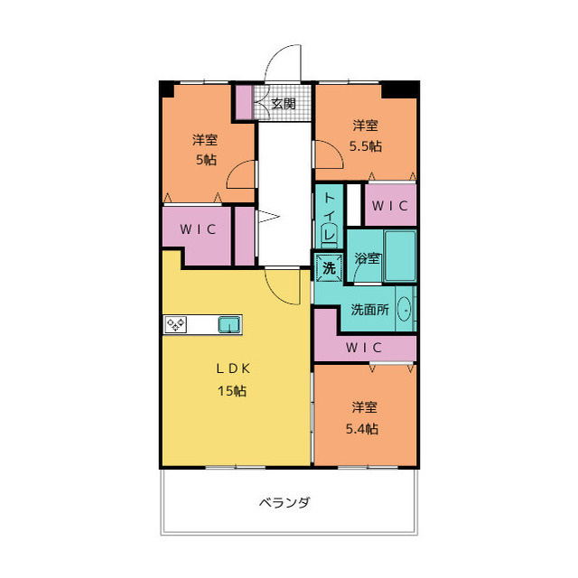 アルファステイツ長泉Ⅱ602の間取り|間取り
