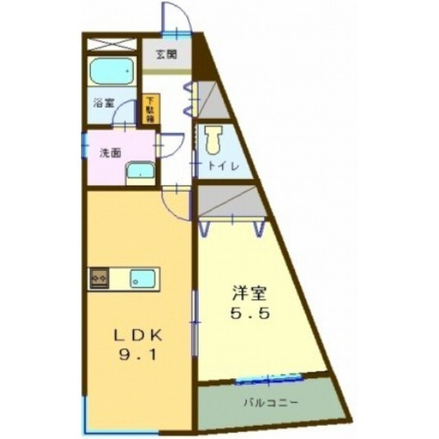 ヴィブレＭＡＫＩの間取り