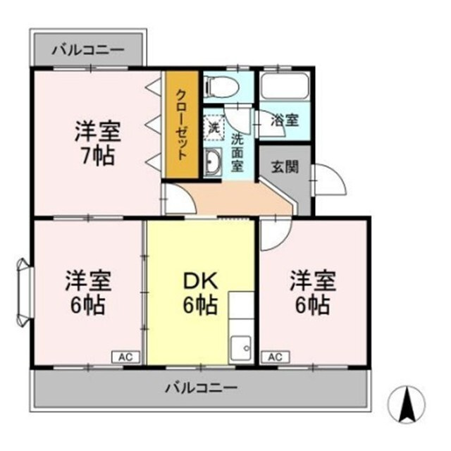 コトー萩の間取り