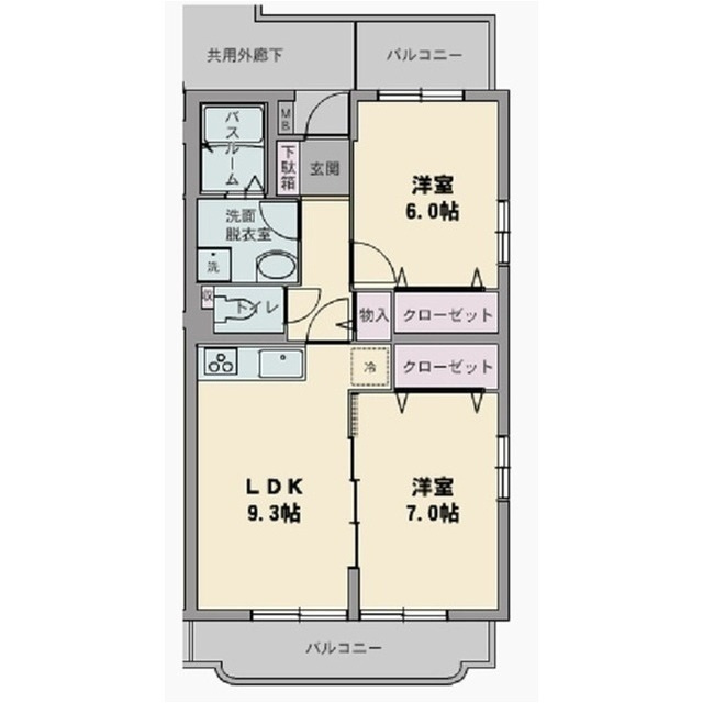 トレンタ・ノーベの間取り