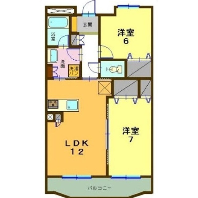 ヴィブレ　キュート　モアの間取り