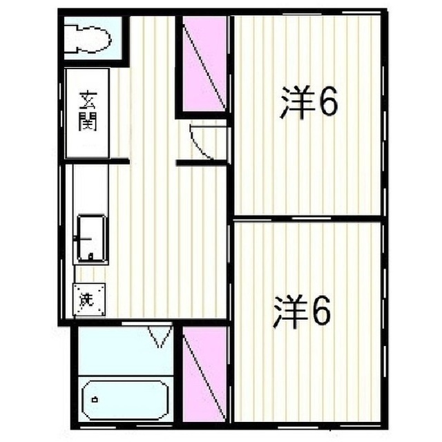 田中借家の間取り