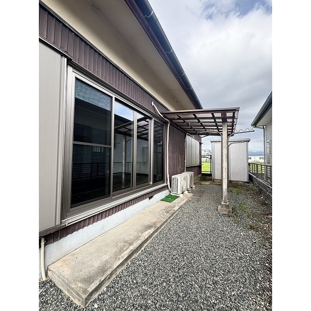 久米田戸建　南のバルコニー