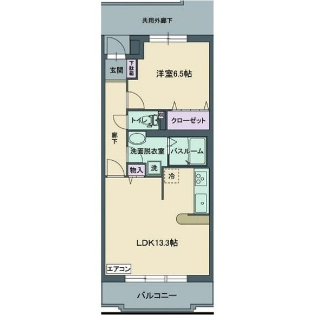 グリーングラス　Ｎの間取り