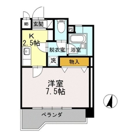 グランメゾン白瀧公園の間取り