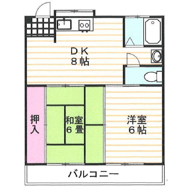 コーポフェリーヌの間取り