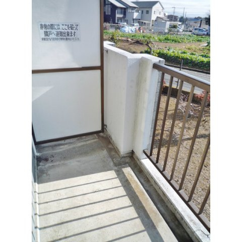 ヴェルドミール宮川のバルコニー