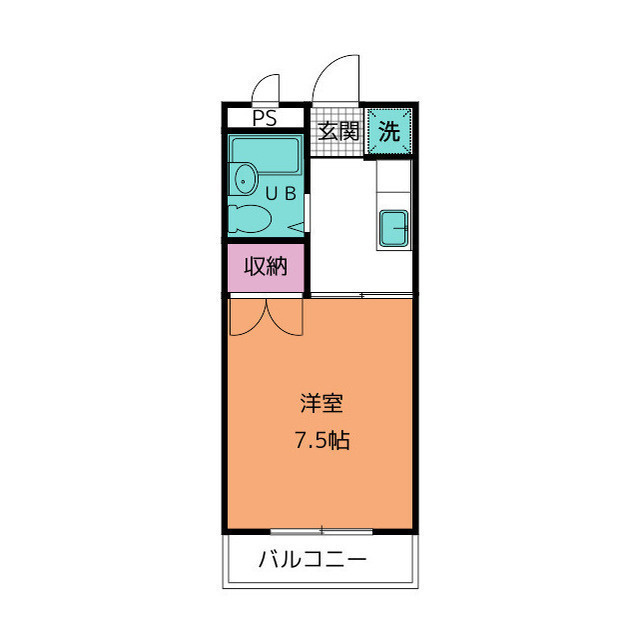 弘容パレスの間取り