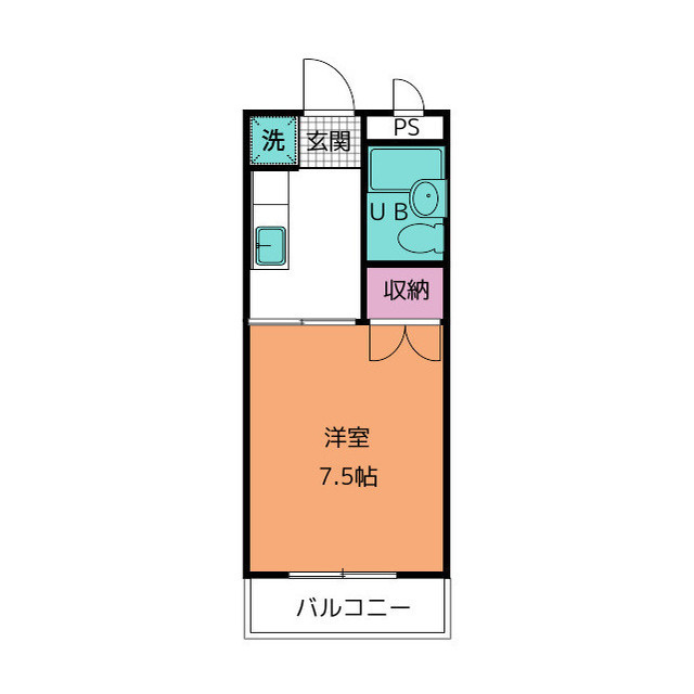 弘容パレスの間取り