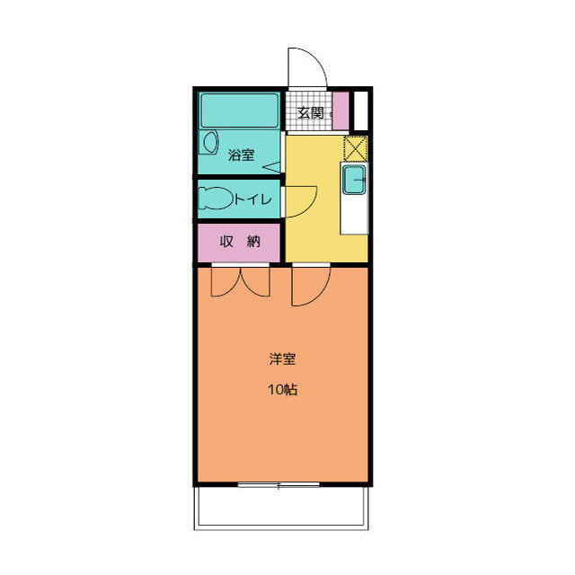 めぞん志茂Ⅰの間取り