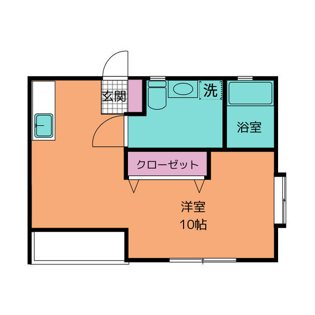 メゾニティ小笹の間取り