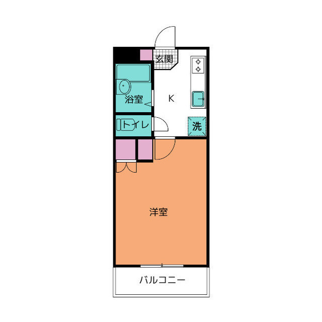 コーポSTの間取り