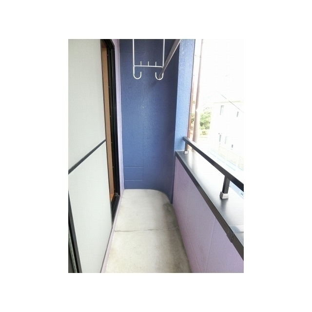 コーポSTのバルコニー