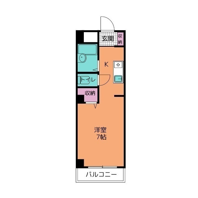 ヴィラ若林の間取り