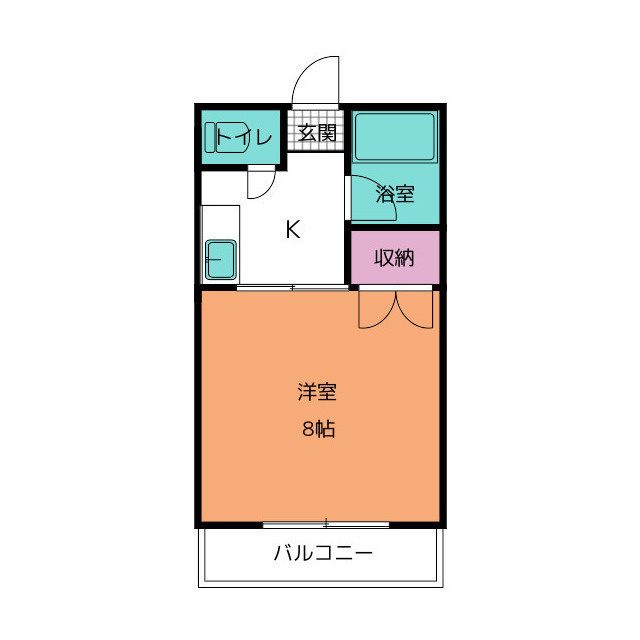 フェルヴール　Ｂの間取り