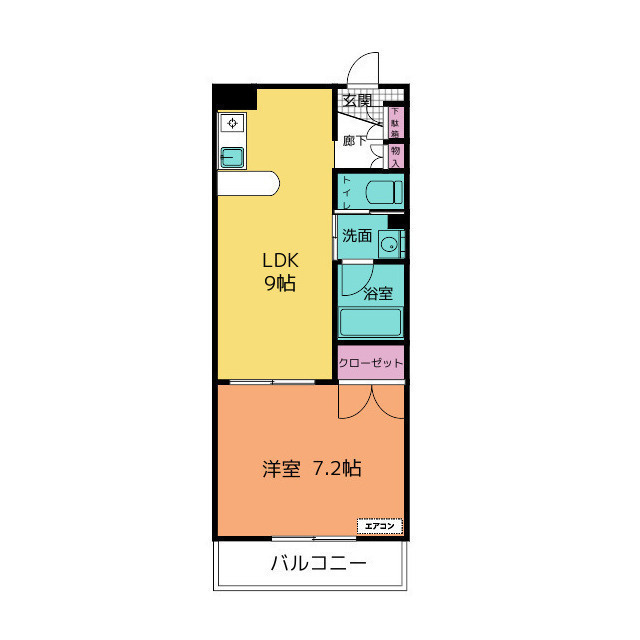 ＷＡＫＡＢＡガーデンＨＩＬＬ’Ｓの間取り