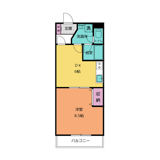 ヴィブレ宮脇の間取り