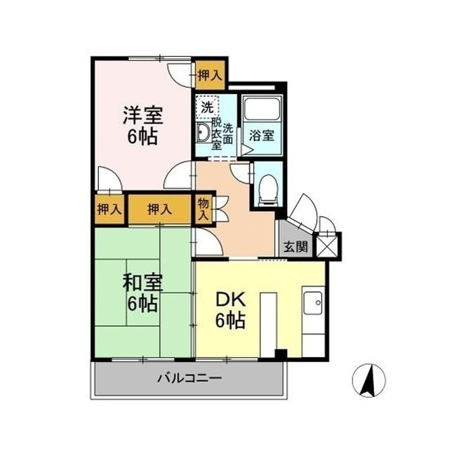 メゾンイナバ　Ａの間取り