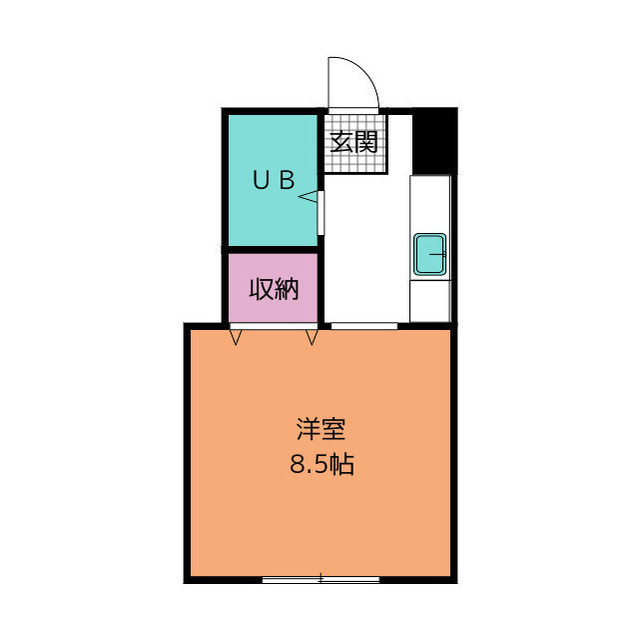 コーポ山本　Ⅱの間取り