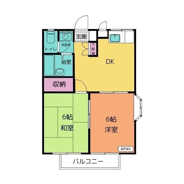 エステートピア　Ｄの間取り