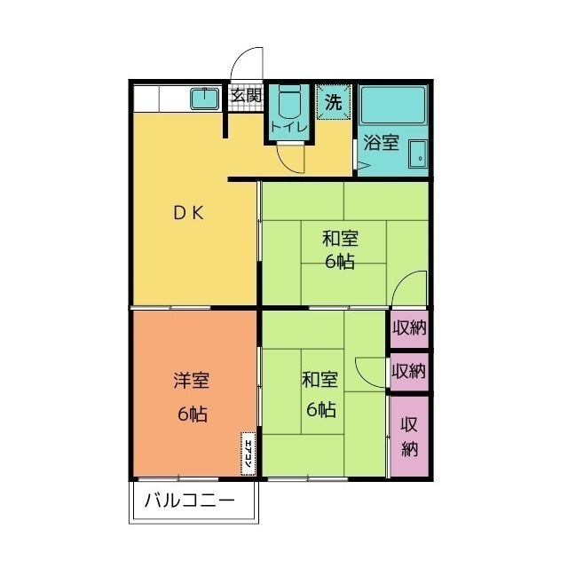 コーポ後藤　Ａの間取り