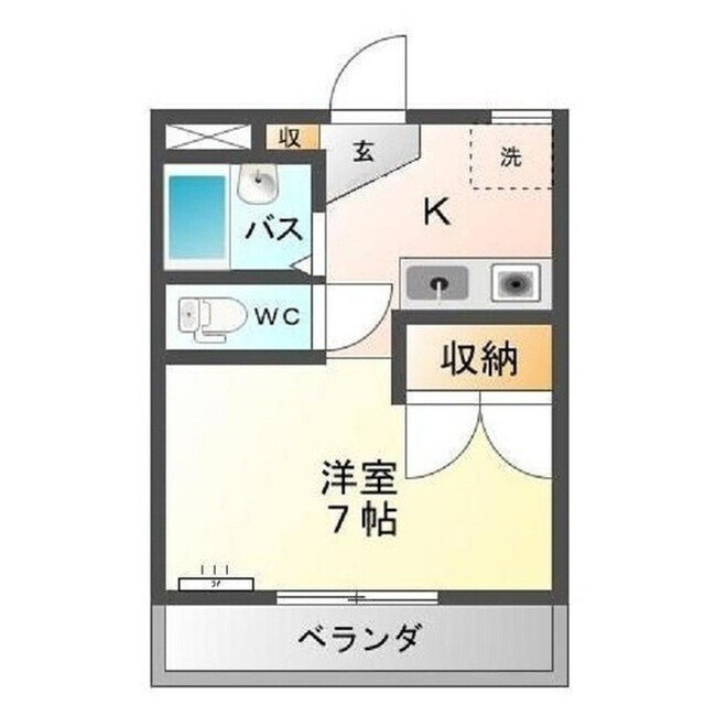 ベルメゾン神明の間取り