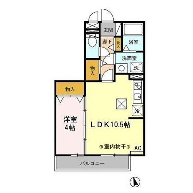 クレールＴＫの間取り