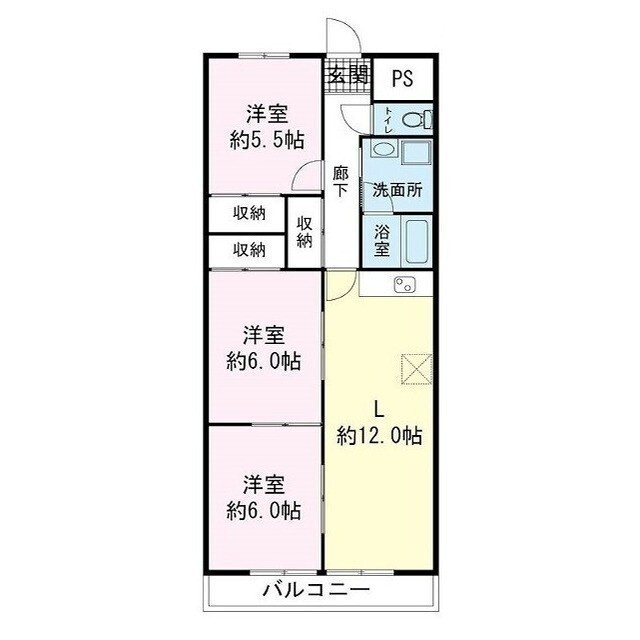 メゾン興国の間取り