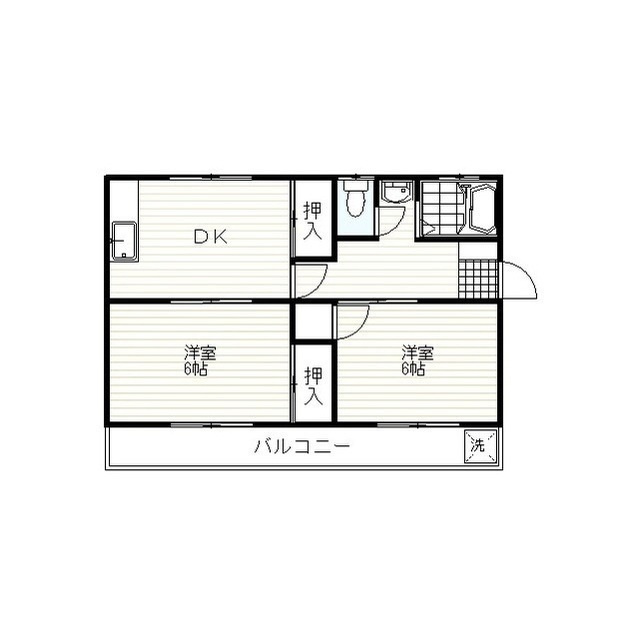 東栄マンションの間取り