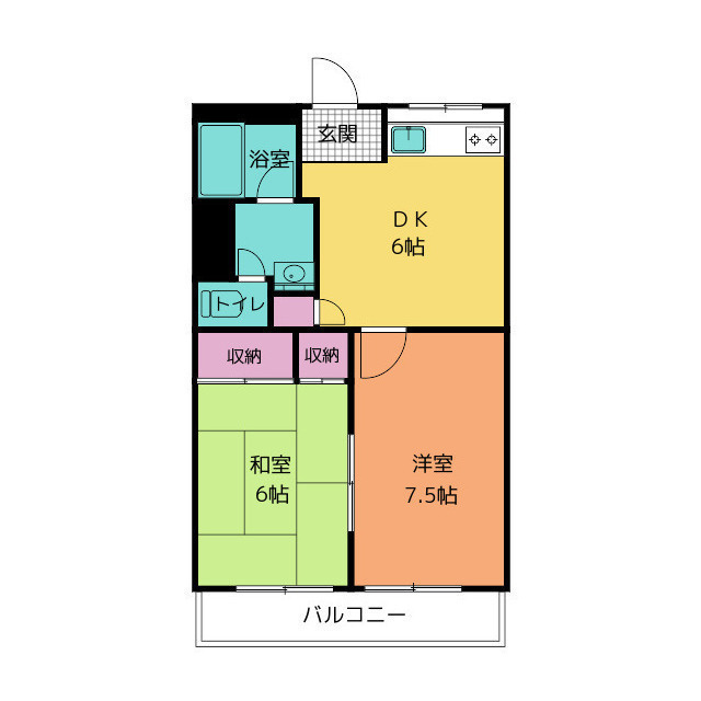 セムイハイツの間取り