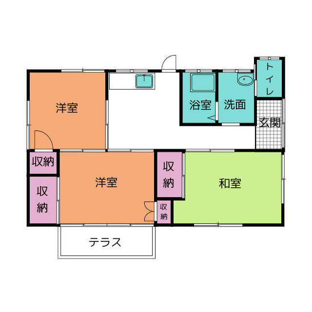 植松戸建の間取り