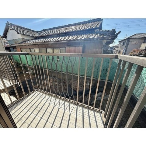 磯貝ハイツのバルコニー