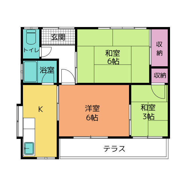 杉山戸建の間取り