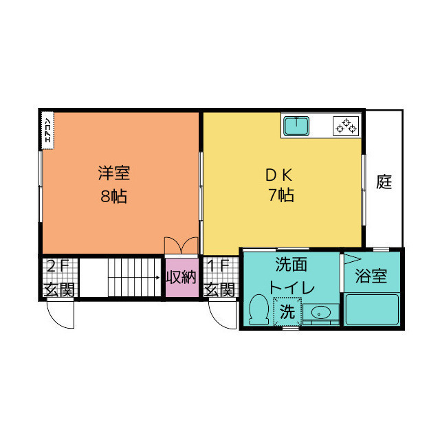 Ｋコーポの間取り