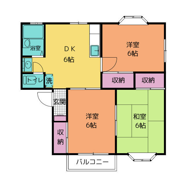 アネックス恵Ａの間取り
