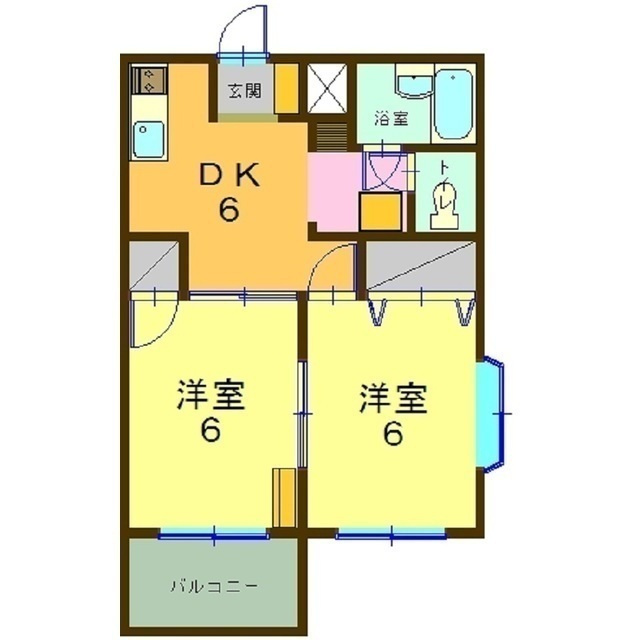 ヴィブレＭＡＫＩⅢの間取り