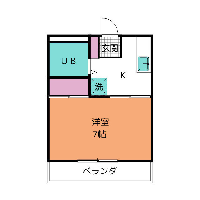 神部ハイツの間取り