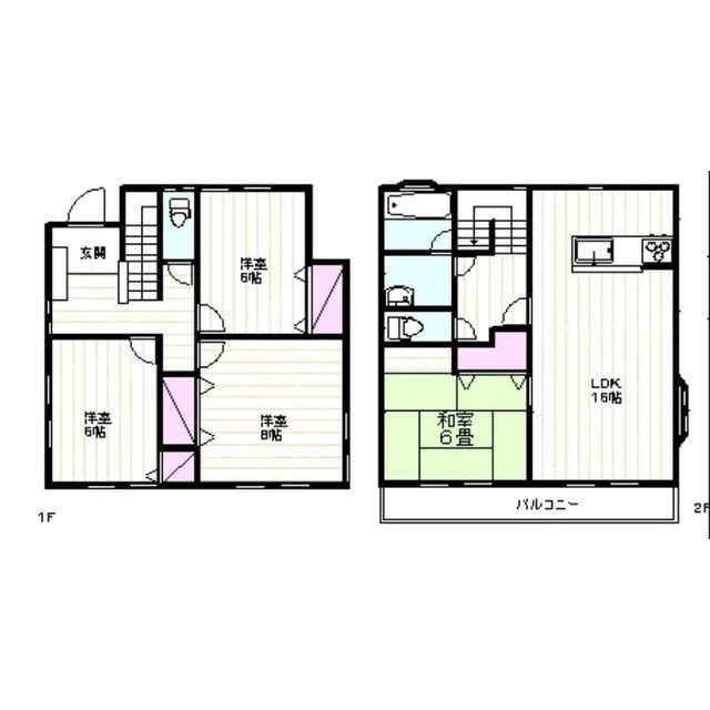 鈴木戸建の間取り