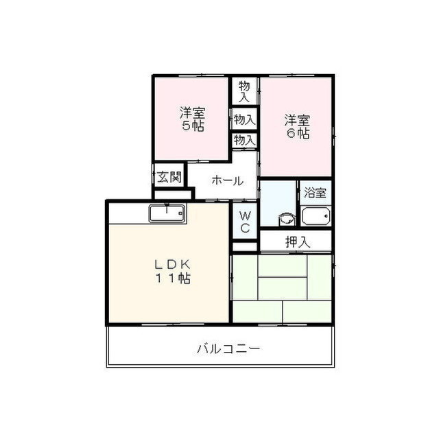 レヂデンス石井　Ｎの間取り