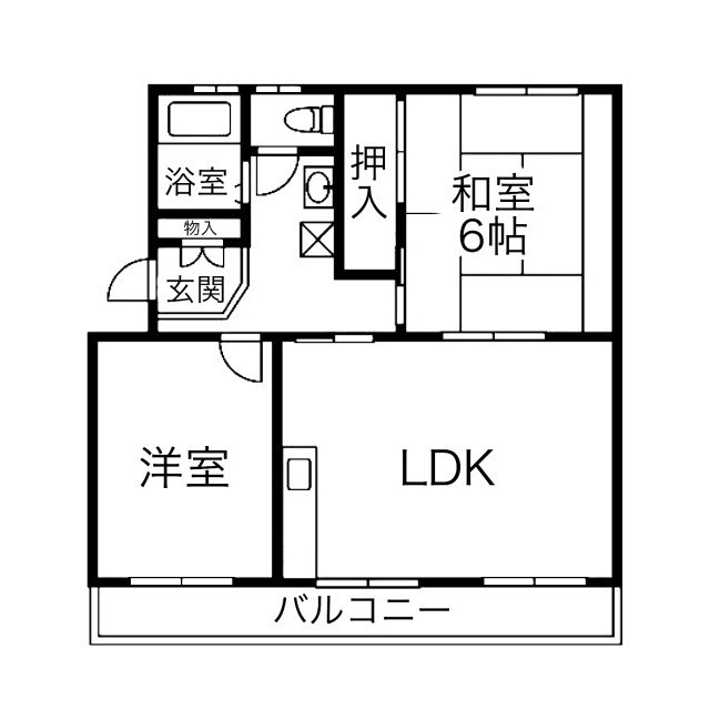 後藤ハイツの間取り
