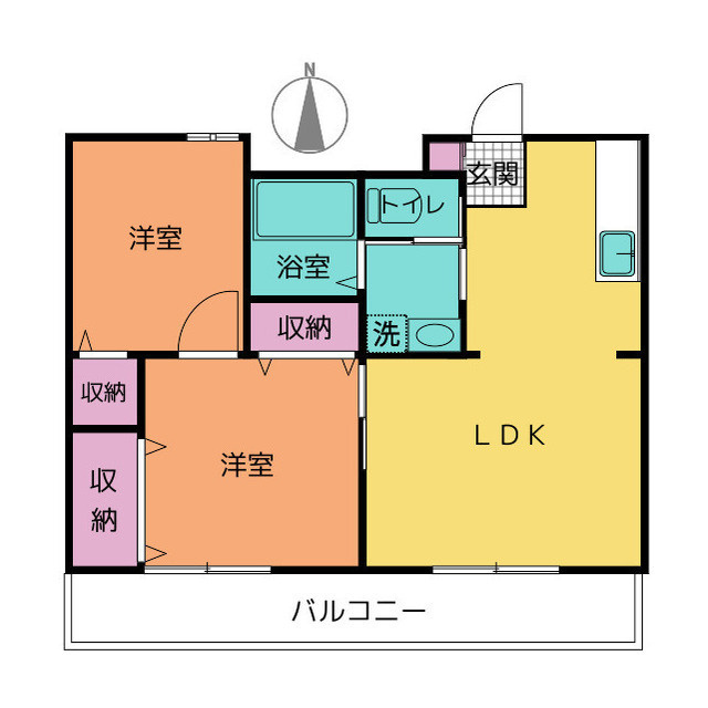 グランデールアマノの間取り