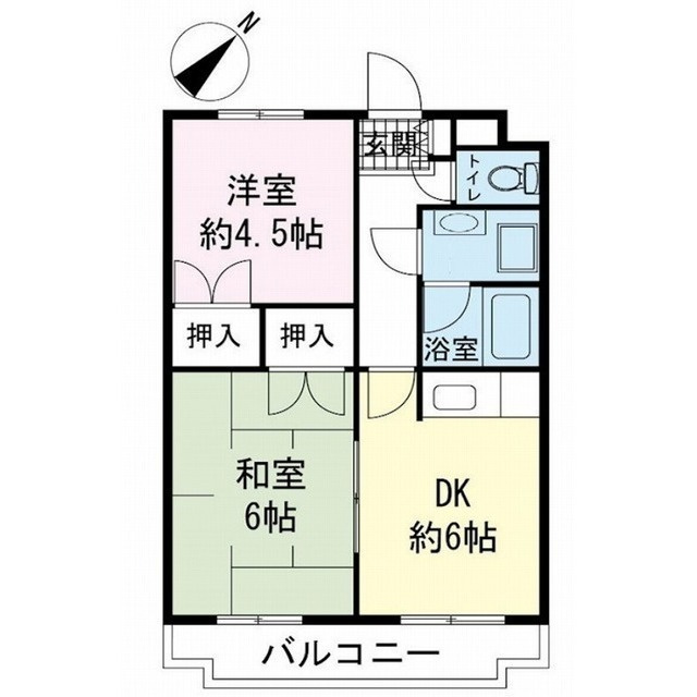 山之井プラザの間取り