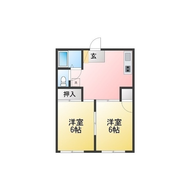 シティハイツやまみちＡの間取り