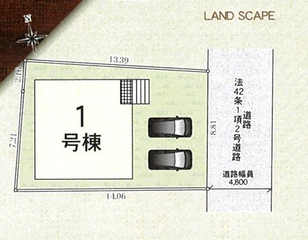 秦野市渋沢新築戸建て　第31-1号棟の区画図|区画図「秦野市渋沢新築戸建て　1号棟」