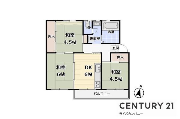 【間取り】 | 狭山住宅26号棟 | 図面と現況が異なる場合は現況を優先します